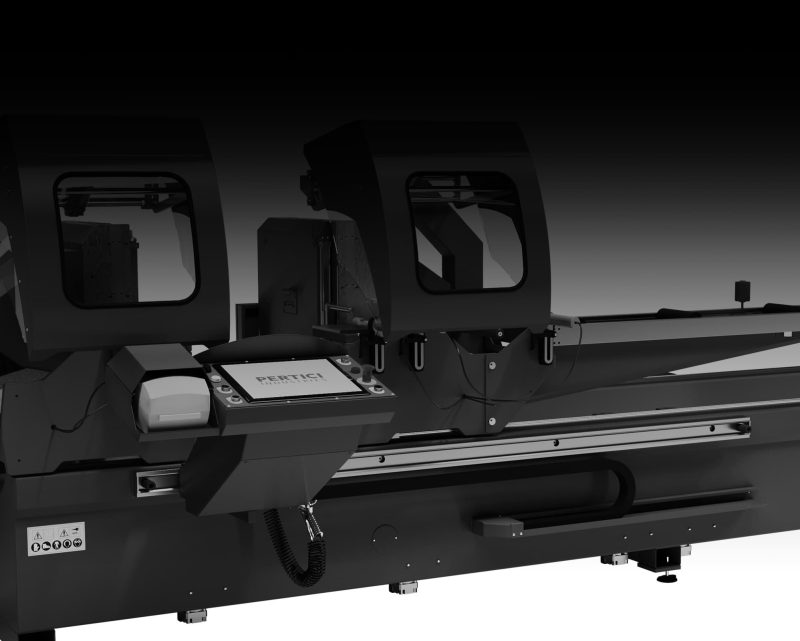 PERTICI Dubbele Verstekzaagmachine type 600 TSE (3)